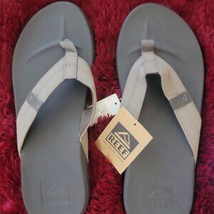 Reef Men’s Cushion Phantom Flip Flops | Brown Leather Size 13 | NWT